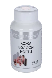 Кожа ногти волосы 60 шт капсулы