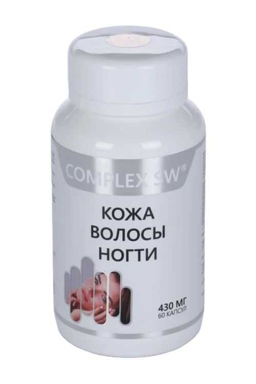 Кожа ногти волосы 60 шт капсулы