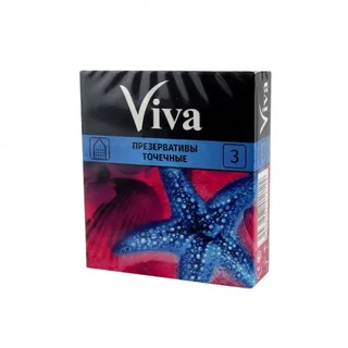 Презерватив "Viva" Точечные 3 шт