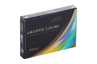 Линзы Alcon Air Optix Colors контакт цвет ежемес (диоптрия -0,00), 2 шт, Синий