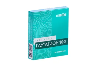 Биостандарт Глутатион 100 Lekolike 600 мг 40 шт таблетки
