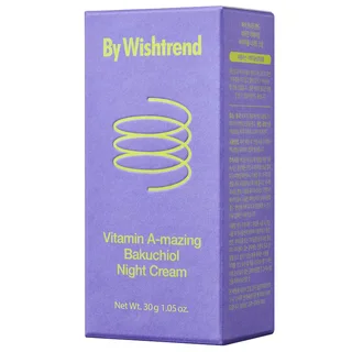 Ночной крем с ретинолом и бакучиолом Vitamin A-mazing Bakuchiol Night Cream BY Wishtrend 30 гр