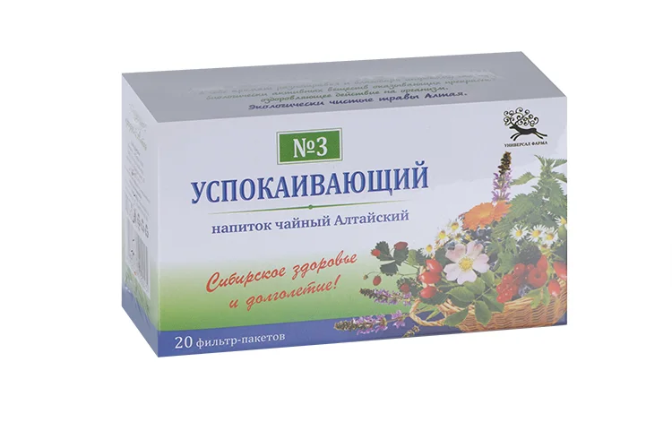 Чайный напиток Алтайский №3 Успокаивающий 1,5 гр 20 шт