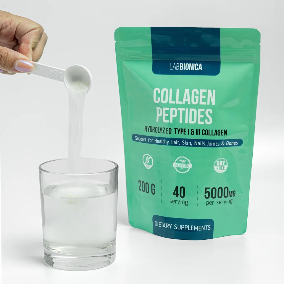Комплексная пищевая добавка Labbionica Коллаген говяжий в порошке Collagen Peptide 5000 mg