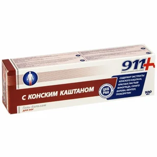 911 Гель-Бальзам С Конским Каштаном 100 мл