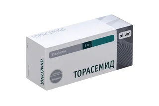Торасемид 5 мг 30 шт таблетки