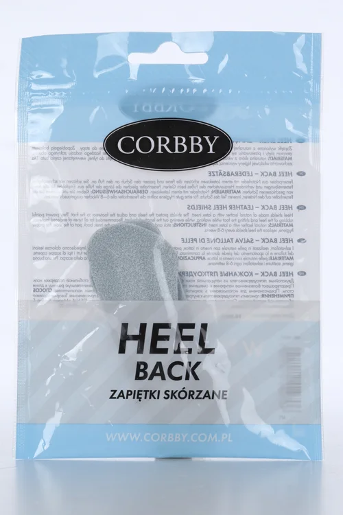 Пяткоудерживатели Corbby Heel Back (держатели для задников) натур кожа без р