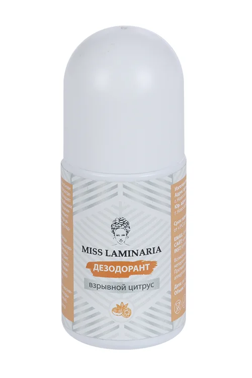 Дезодорант Miss Laminaria Взрывной цитрус шарик 50 мл