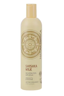 Крем-гель Natura Siberica Bio Shishka Milk нежность / питание для душа 400 мл