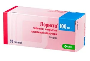 Лориста таб. п/о 100 мг 60 шт