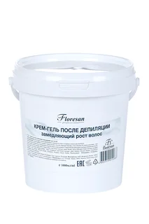 Крем-гель Floresan после депиляции замедляющий рост волос с экстрактом ромашки / алоэ вера 1 л