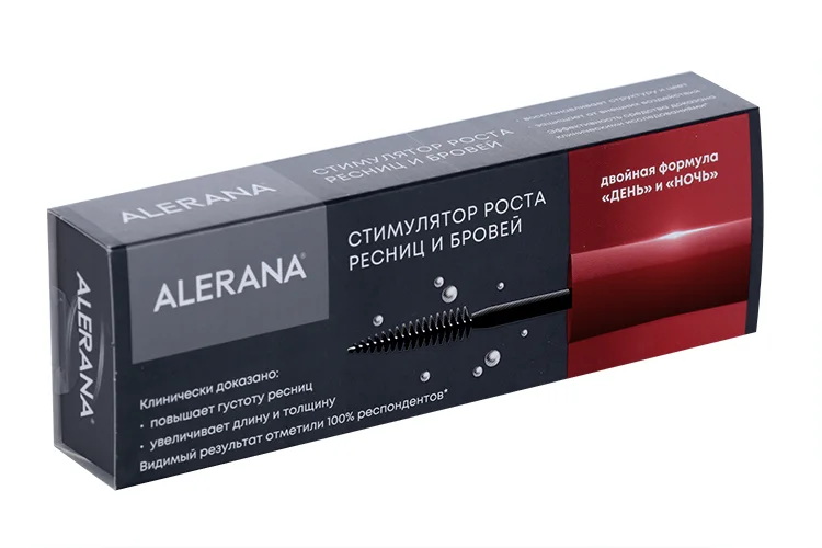 Стимулятор Алерана для роста ресниц и бровей 12 мл