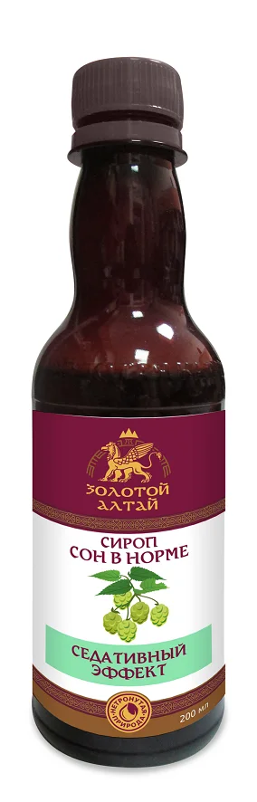 Сироп Золотой Алтай Сон в норме 200 мл