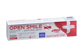 Зубная паста Tolk Open smile Traditions of Switzerland инновационная 100 гр пенал