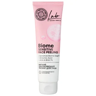 Мягкий обновляющий пилинг для лица LAB Biome Sensitive 100 мл Natura Siberica