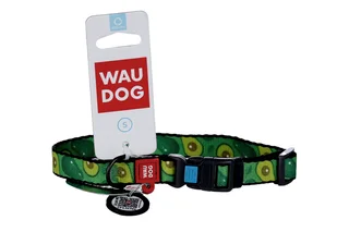 Ошейник Collar Waudog для собак нейлоновый с адресником обхват шеи 23×35 см зеленый