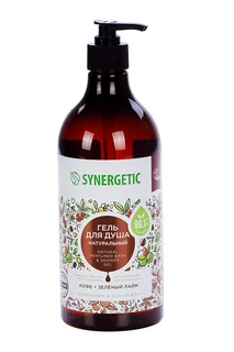 Гель для душа Synergetic натуральный кофе и зеленый лайм 750 мл
