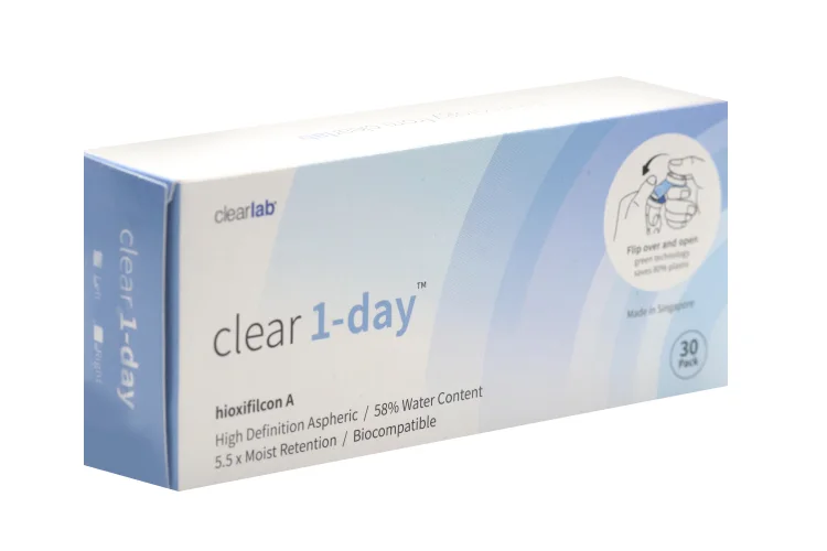 Линзы Clearlab Clear 1-day контактные R 8,7 (диоптрия -2,0) 30 шт