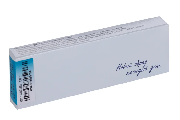 Линзы Офтальмикс Butterfly Aqua/Aqua Blue контакт одноднев R 8,6 (диоптрия -9,0) 2 шт