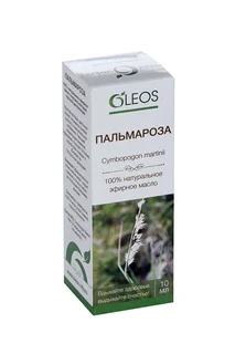 Масло Oleos Пальмароза эфирное 10 мл