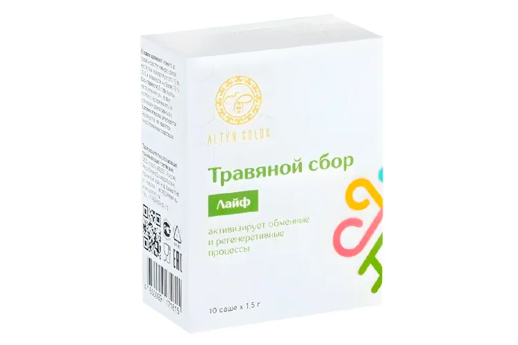 Сбор Altyn Solok Лайф травяной 1,5 гр 10 шт саше-пакет