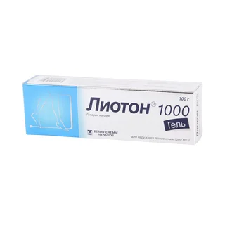 Лиотон 1000 Гель для наружного применения туба 100 гр