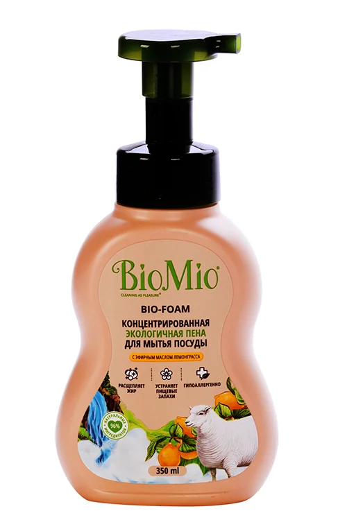 Пена для мытья посуды BioMio Bio-Foam Лемонграсс 350 мл