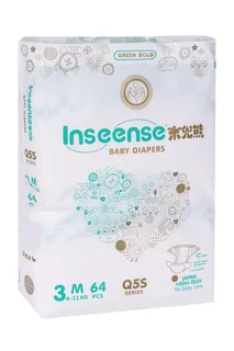 Подгузники Inseense Q5S M (6-11 кг) 64 шт