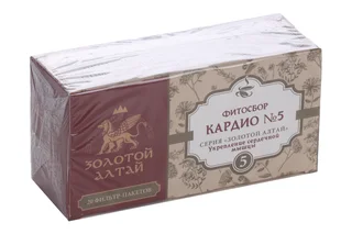 Кардио №5 Золотой Алтай укрепление сердечной мышцы фитосбор 1,5 гр 20 шт