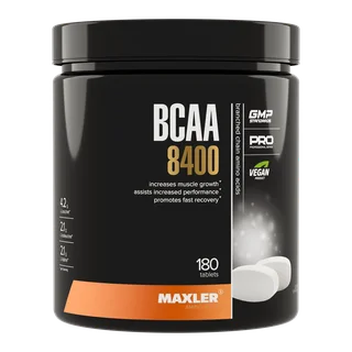 Аминокислоты Бцаа 8440 2:1:1 Maxler для роста мышц и восстановления, 180 таблеток