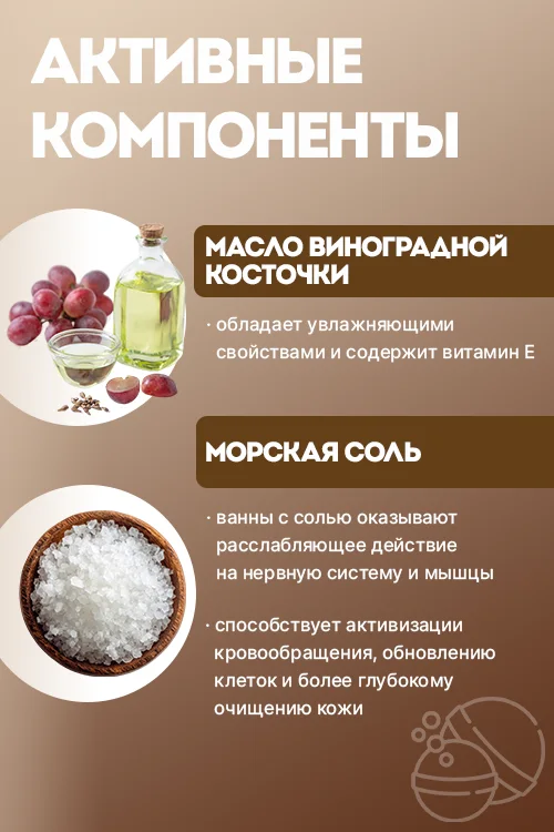 Набор Соль для ванн Бурлящие шары Like Coffee 270 гр