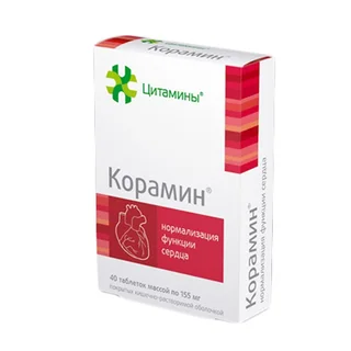 Корамин таблетки 10 мг 40 шт