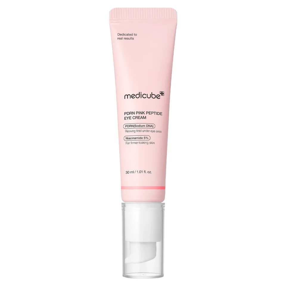 Крем для кожи вокруг глаз с пептидами ниацинамидом PDRN Pink Peptide Eye Cream 30 мл Medicube