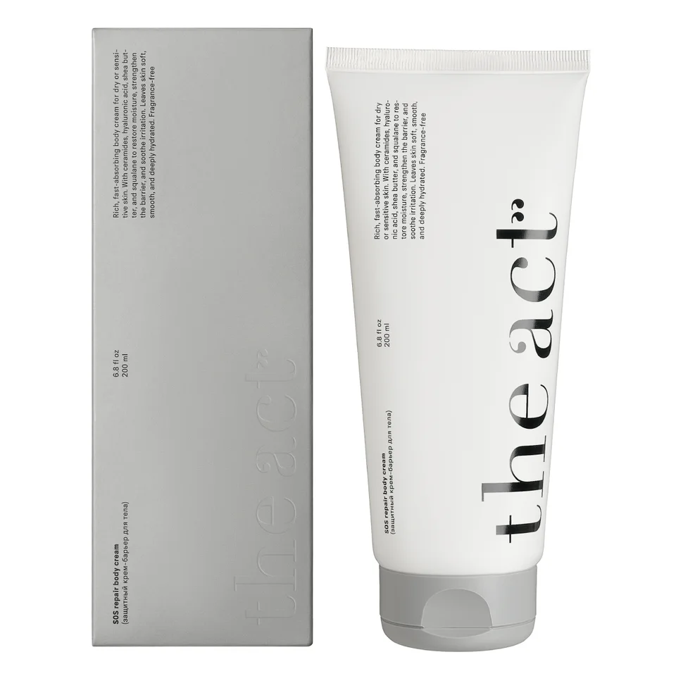 Крем-барьер для тела защитный SOS repair body cream, 200 мл, The Act