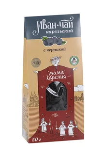 Напиток чайный Иван-чай Карельский с ягодами брусники 50 гр карт пакет