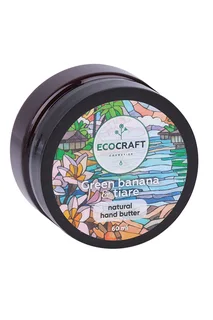 Крем-масло Ecocraft Натуральное питательное Зеленый банан / тиаре для рук 60 мл