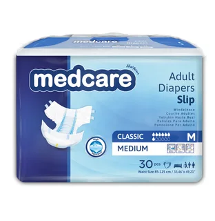 Подгузники Medcare для взрослых Classic M 85-125 см. 30 шт