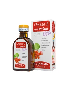 Масло льняное "Эликсир Омега 3 для сердца" 200 мл Компас Здоровья