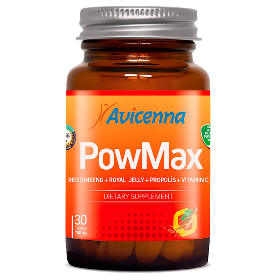 ПауМакс (PowMax), 750 мг, 30 таблеток, Avicenna