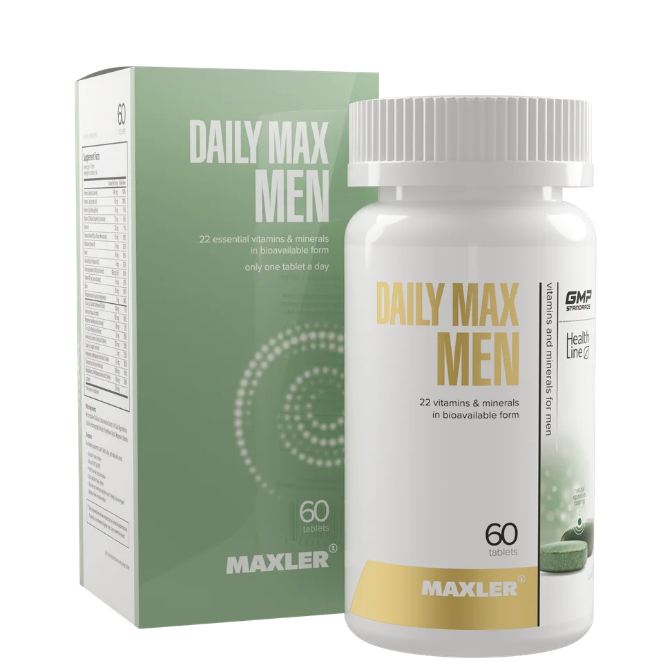 Комплекс витаминов и минералов для мужчин Maxler Daily Max Men 60 шт