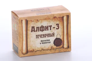 Алфит-3 печеночный профилактический утренний / вечерний 2 гр 60 шт брикеты