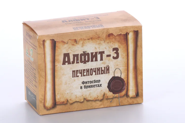 Алфит-3 печеночный профилактический утренний / вечерний 2 гр 60 шт брикеты
