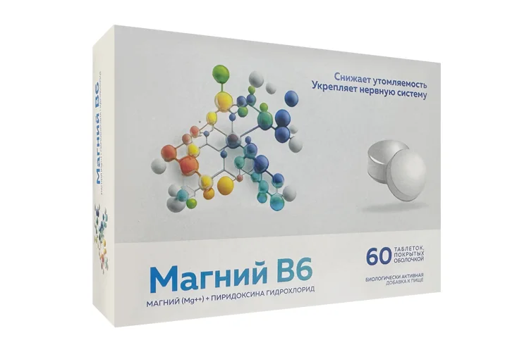 Магний+B6 60 шт таблетки