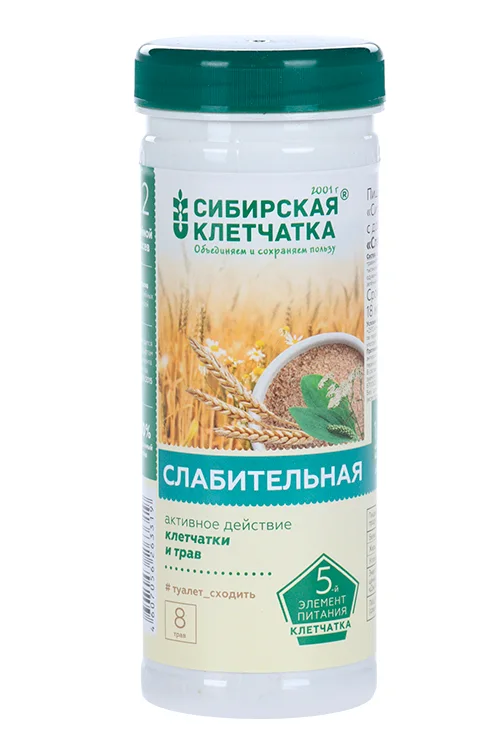 Клетчатка Сибирская Слабительная, 170 г