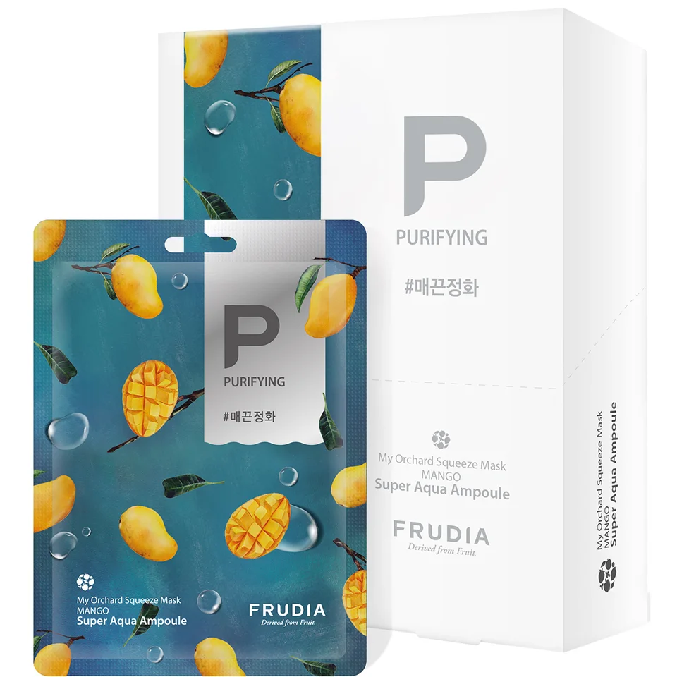 Маска для лица Смягчающая с манго 10 шт Frudia