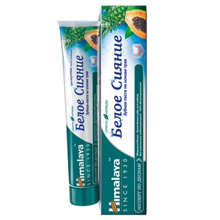 Зубная паста отбеливающая Sparkly White 75 мл Himalaya Herbals