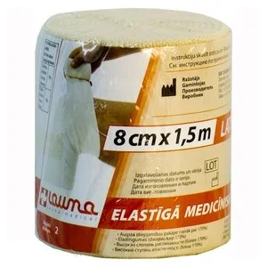 Бинт эласт. Лаума ВР (1,5м х8 см) с застежк.