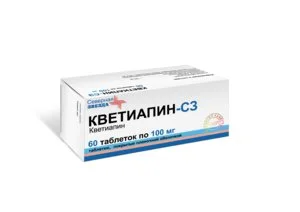 Кветиапин-Вертекс 100 мг 60 шт таблетки покрытые пленочной оболочкой