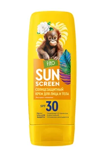 Крем Fitoкосметик Sun Screen cолнцезащитный 30 SPF для лица / тела, 140 мл