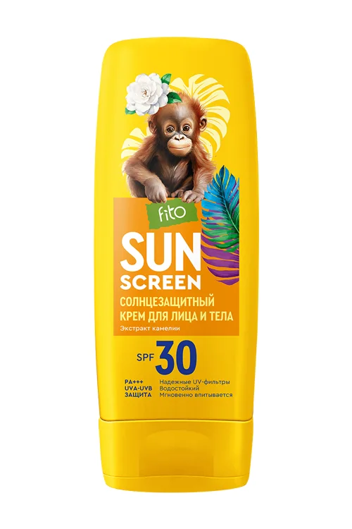 Крем Fitoкосметик Sun Screen cолнцезащитный 30 SPF для лица / тела, 140 мл